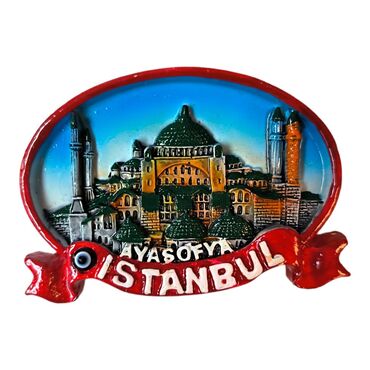 Toptan İstanbul Temalı Büyük Polyester Magnet - 2