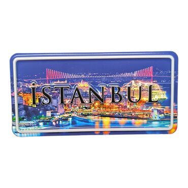 Toptan İstanbul Temalı Kabartmalı Pvc Baskı Magnet - 20