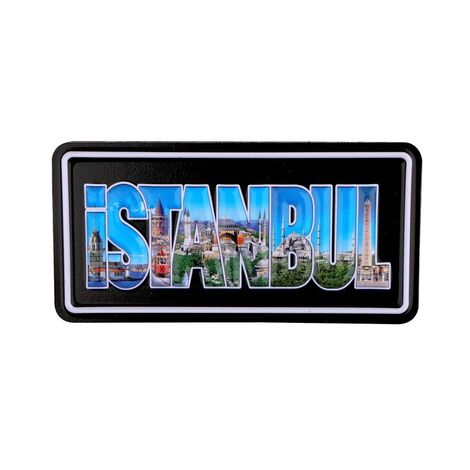 Toptan İstanbul Temalı Kabartmalı Pvc Baskı Magnet - 6