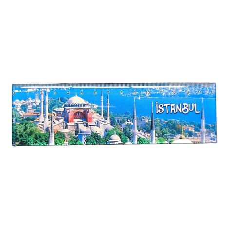 Toptan İstanbul Temalı Myros Cetvel Magnet 165*50 Mm - 5