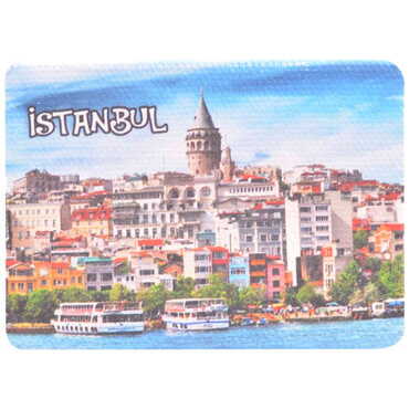 Toptan İstanbul Temalı Myros Kanvas Magnet 50x70 mm - 7