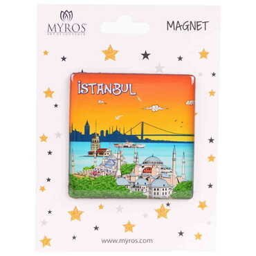 Toptan İstanbul Temalı Myros Kartonetli Magnet - 5