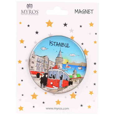 Toptan İstanbul Temalı Myros Kartonetli Magnet - 7