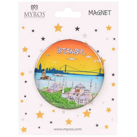 Toptan İstanbul Temalı Myros Kartonetli Magnet - 9