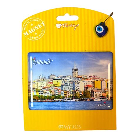 Toptan İstanbul Temalı Myros Kartonetli Magnet - 14