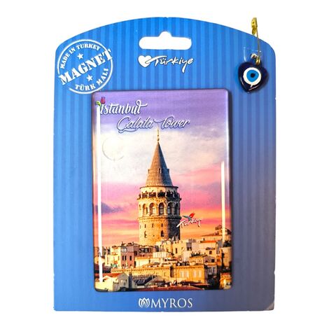 Toptan İstanbul Temalı Myros Kartonetli Magnet - 15