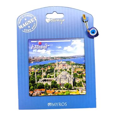 Toptan İstanbul Temalı Myros Kartonetli Magnet - 16