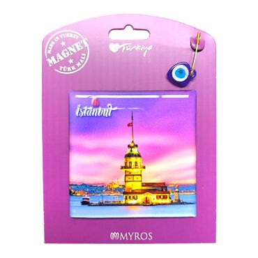 Toptan İstanbul Temalı Myros Kartonetli Magnet - 21