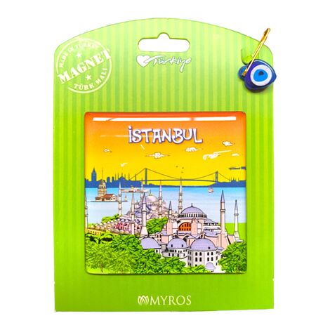 Toptan İstanbul Temalı Myros Kartonetli Magnet - 23