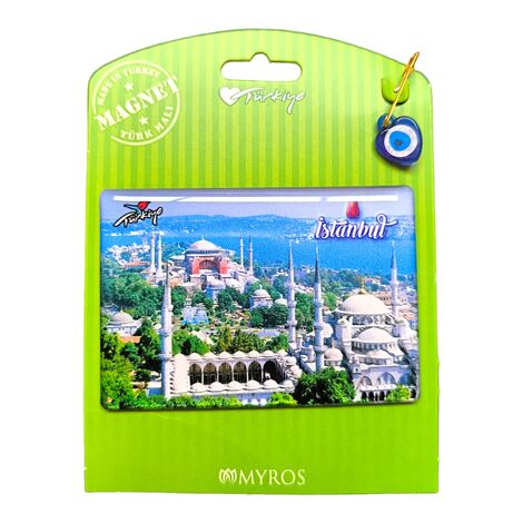 Toptan İstanbul Temalı Myros Kartonetli Magnet - 24