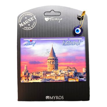 Toptan İstanbul Temalı Myros Kartonetli Magnet - 26