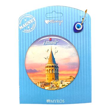 Toptan İstanbul Temalı Myros Kartonetli Magnet - 33