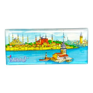 Toptan İstanbul Temalı Panaromik Myros Magnet 85x35 mm - 6