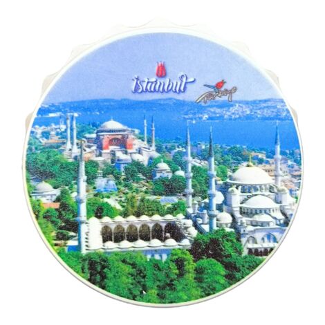 Toptan İstanbul Temalı Uv Baskılı Kapak Açacak Magnet 63x15 mm - 5