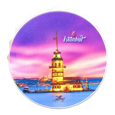 Toptan İstanbul Temalı Uv Baskılı Kapak Açacak Magnet 63x15 mm - 6