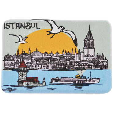 Toptan İstanbul Temalı Uv Baskılı Magnet 80x50 mm - 6