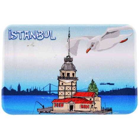 Toptan İstanbul Temalı Uv Baskılı Magnet 80x50 mm - 8