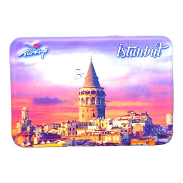 Toptan İstanbul Temalı Uv Baskılı Magnet 80x50 mm - 12