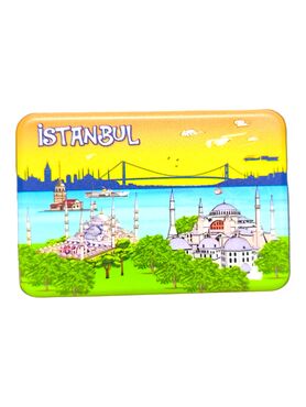 Toptan İstanbul Temalı Uv Baskılı Magnet 80x50 mm - 13