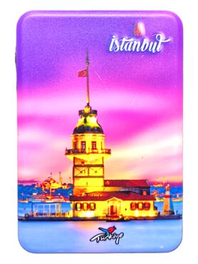 Toptan İstanbul Temalı Uv Baskılı Magnet 80x50 mm - 14