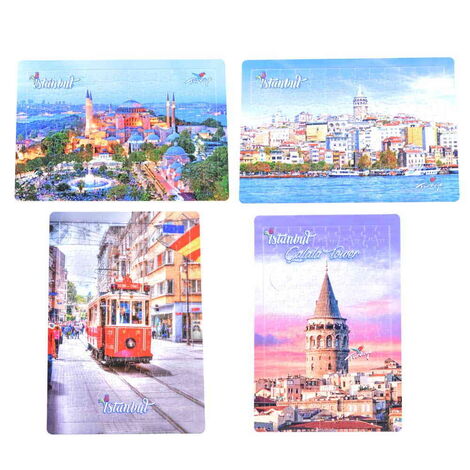 Toptan İstanbul Temalı Uv Baskılı Puzzle 130x180 mm - 3