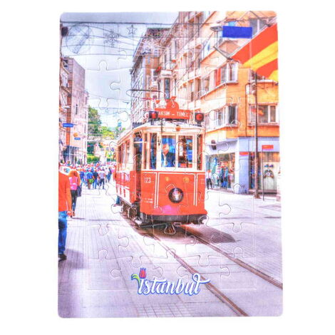 Toptan İstanbul Temalı Uv Baskılı Puzzle 130x180 mm - 5