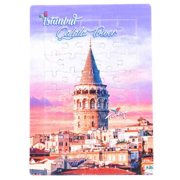 Toptan İstanbul Temalı Uv Baskılı Puzzle 130x180 mm - 6