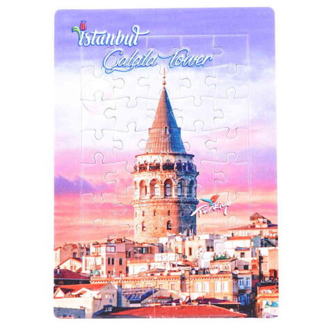 Toptan İstanbul Temalı Uv Baskılı Puzzle 130x180 mm - 6