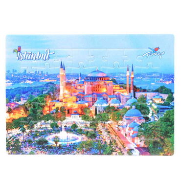 Toptan İstanbul Temalı Uv Baskılı Puzzle 130x180 mm - 8