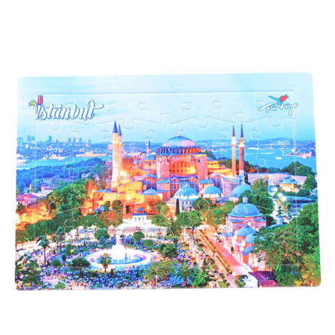 Toptan İstanbul Temalı Uv Baskılı Puzzle 190x270 mm - 3