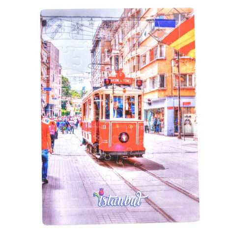 Toptan İstanbul Temalı Uv Baskılı Puzzle 190x270 mm - 7