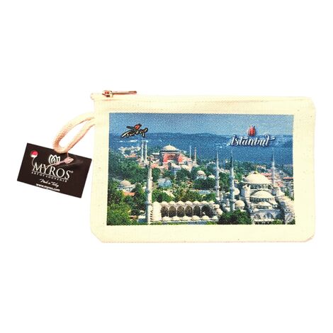 Istanbul Themed Canvas Purse - 3