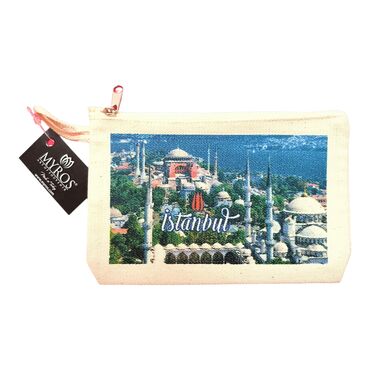 Istanbul Themed Canvas Purse - 5