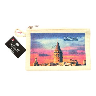 Istanbul Themed Canvas Purse - 6