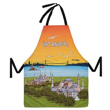 Istanbul Themed Customised Digital Printed Apron 600x800 mm - 4