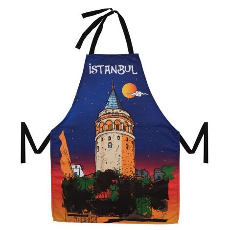 Istanbul Themed Customised Digital Printed Apron 600x800 mm - 5