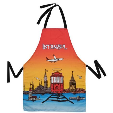 Istanbul Themed Customised Digital Printed Apron 600x800 mm - 7