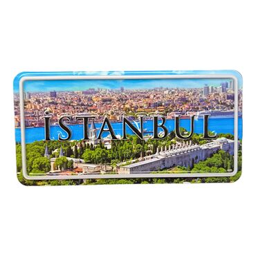 Istanbul Themed Embossed Pvc Oppression Fridge Magnet - 22