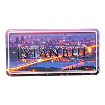 Istanbul Themed Embossed Pvc Oppression Fridge Magnet - 26