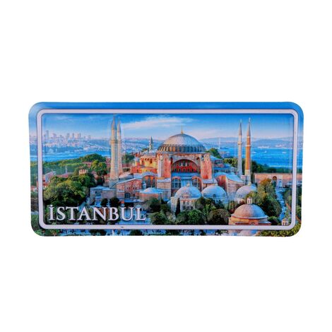 Istanbul Themed Embossed Pvc Oppression Fridge Magnet - 7