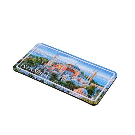 Istanbul Themed Embossed Pvc Oppression Fridge Magnet - 10