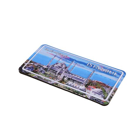 Istanbul Themed Embossed Pvc Oppression Fridge Magnet - 27