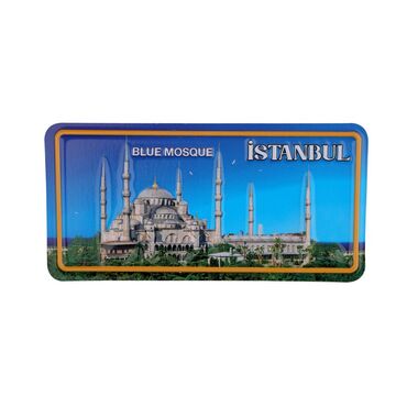 Istanbul Themed Embossed Pvc Oppression Fridge Magnet - 9