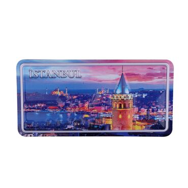 Istanbul Themed Embossed Pvc Oppression Fridge Magnet - 4