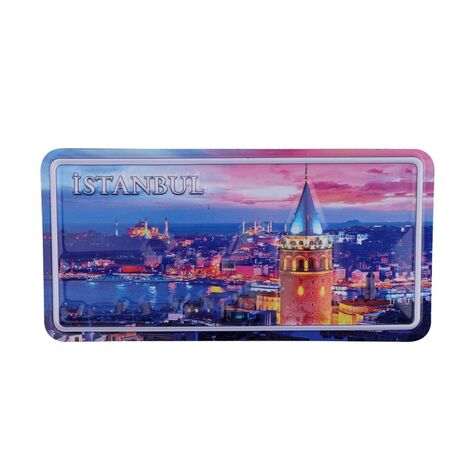 Istanbul Themed Embossed Pvc Oppression Fridge Magnet - 4