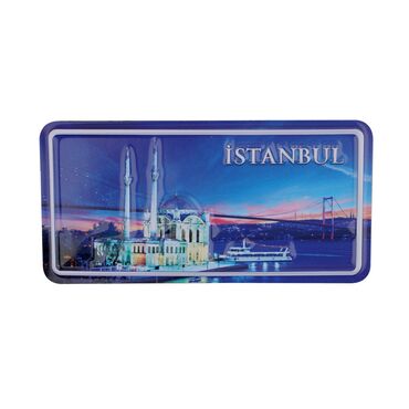 Istanbul Themed Embossed Pvc Oppression Fridge Magnet - 3