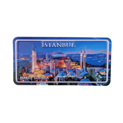 Istanbul Themed Embossed Pvc Oppression Fridge Magnet - 2