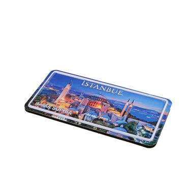 Istanbul Themed Embossed Pvc Oppression Fridge Magnet - 12