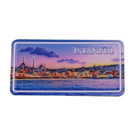 Istanbul Themed Embossed Pvc Oppression Fridge Magnet - 1