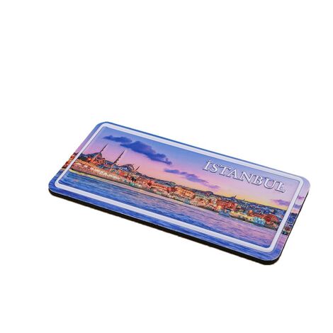 Istanbul Themed Embossed Pvc Oppression Fridge Magnet - 11